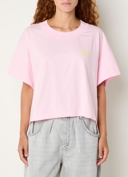 American Vintage T-shirt met logoprint