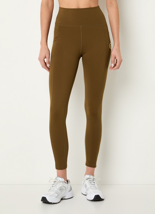 American Vintage Usuway high waist skinny fit trainingslegging met logo