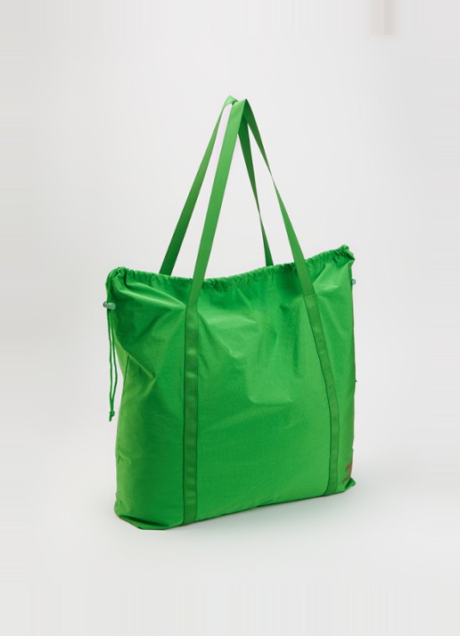 American Vintage Vidow shopper met logo - achterkant 4 groen