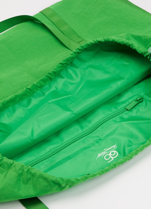 American Vintage Vidow shopper met logo - detail 2 groen