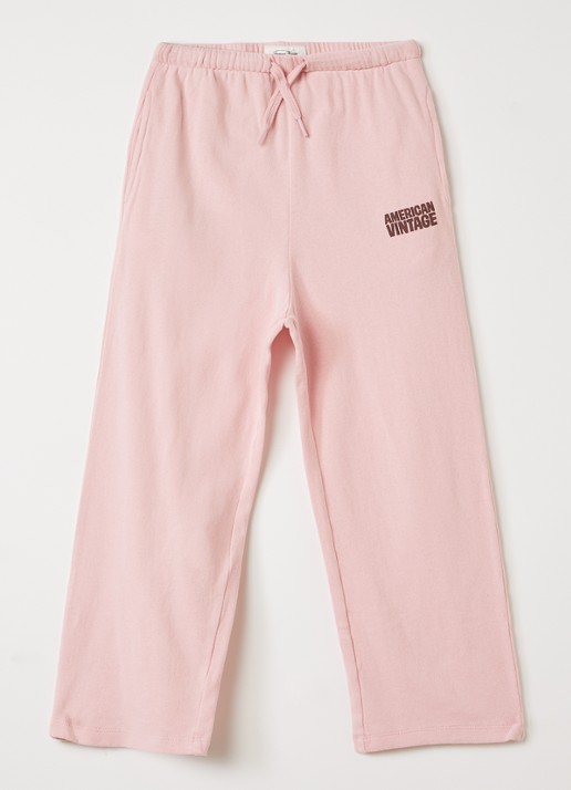 American Vintage Yko wide fit joggingbroek met logo