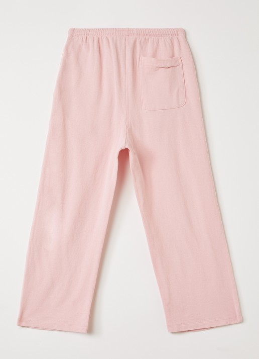 American Vintage Yko wide fit joggingbroek met logo - voorkant 4 roze