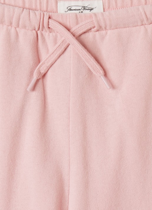 American Vintage Yko wide fit joggingbroek met logo - detail 2 roze