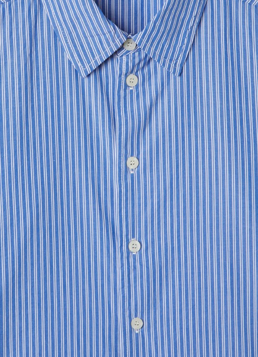 American Vintage Zaty blouse met streepprint - detail 3 blauw
