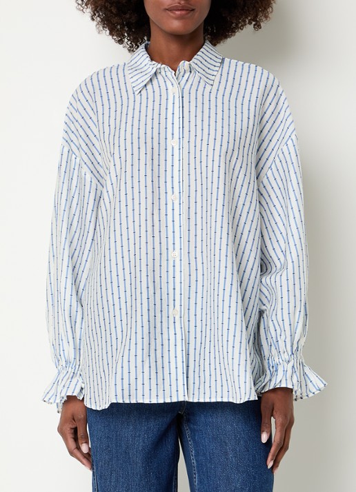 American Vintage Zivow blouse met streepprint