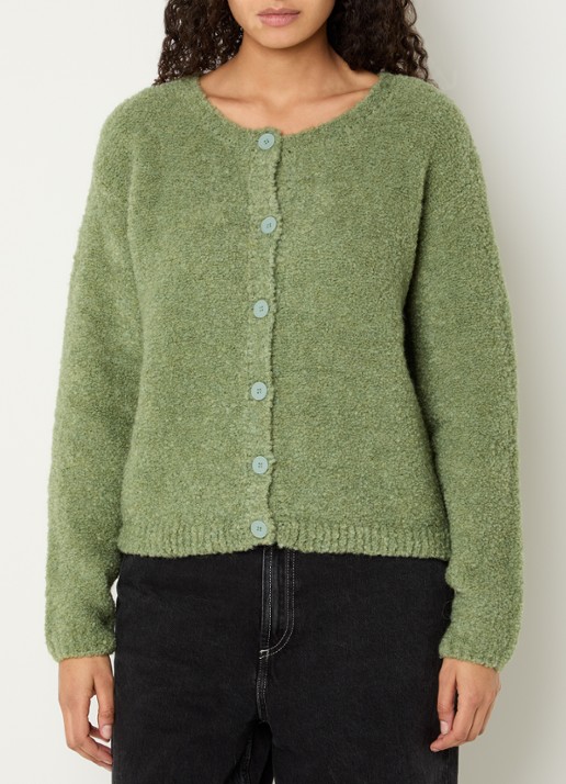 American Vintage Zolly grofgebreid vest met ronde hals