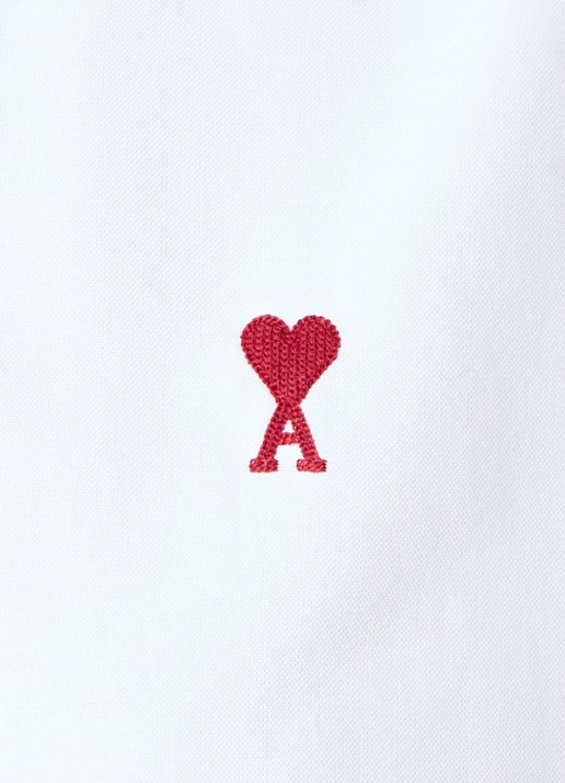 AMI Paris Blouse met logo - detail 5 wit