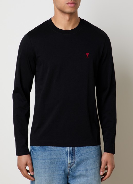 AMI Paris Longsleeve met logoborduring
