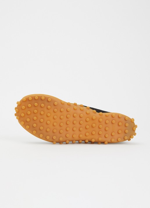 AMI Paris Mirage sneaker met schapenleren details - detail 4 zwart