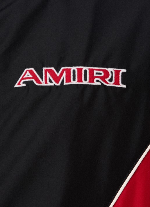 AMIRI Amouja Windjack met steekzakken en logo - detail 6 zwart