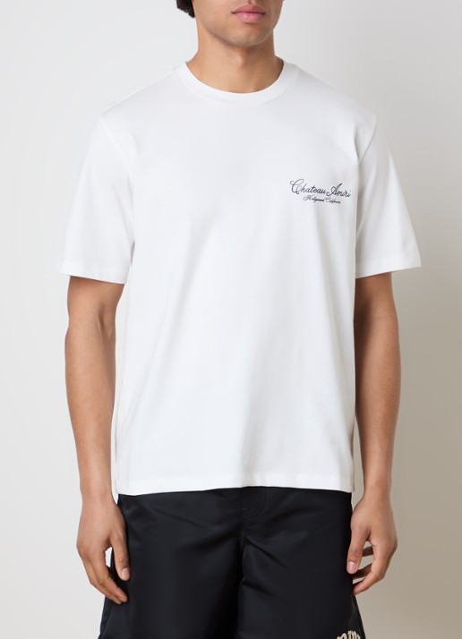AMIRI Chateau T-shirt met print - achterkant wit