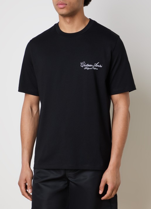 AMIRI Chateau T-shirt met print - achterkant 3 zwart