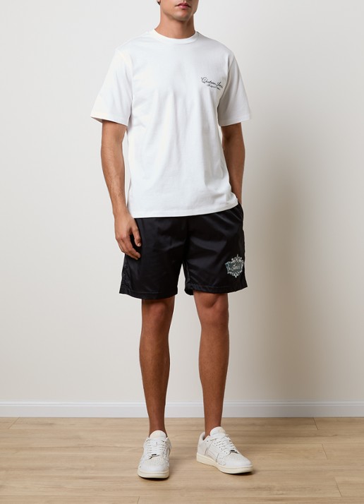 AMIRI Chateau zwemshorts met logo - voorkant 5 zwart