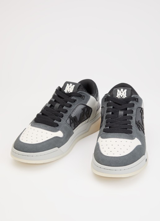 AMIRI Classic Low sneaker van leer met details van suède - detail zwart
