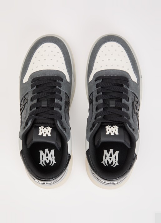 AMIRI Classic Low sneaker van leer met details van suède - detail 2 zwart