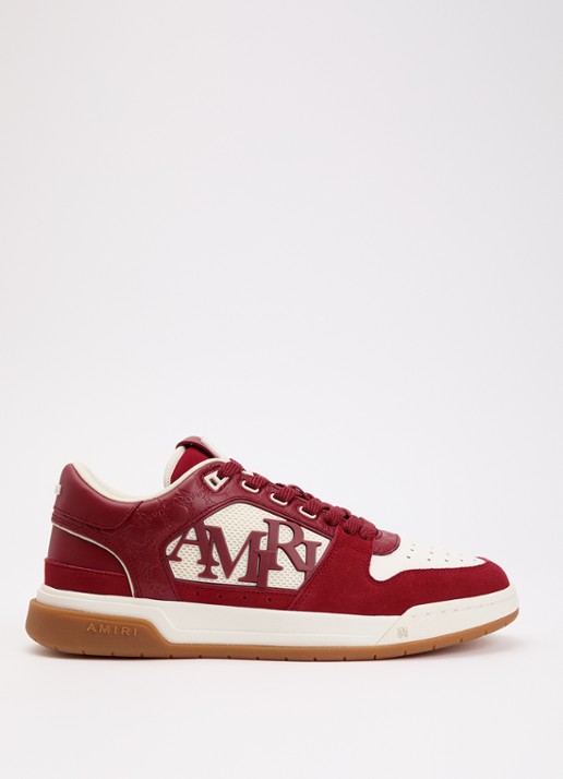 AMIRI Classic Low sneaker van leer met logo en details van mesh