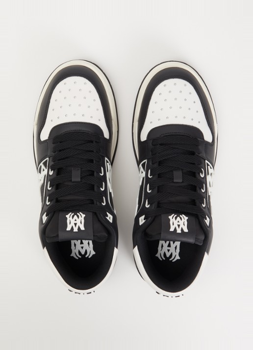 AMIRI Classic Low sneaker van leer met logo en details van mesh - detail 2 zwart