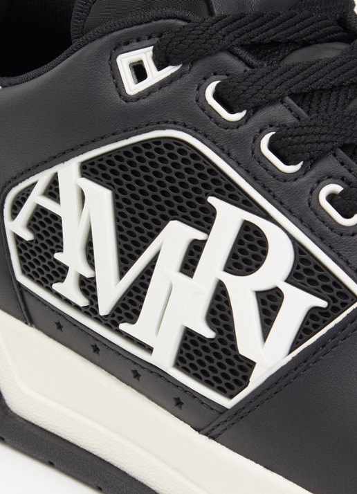 AMIRI Classic Low sneaker van leer met logo en details van mesh - detail 4 zwart