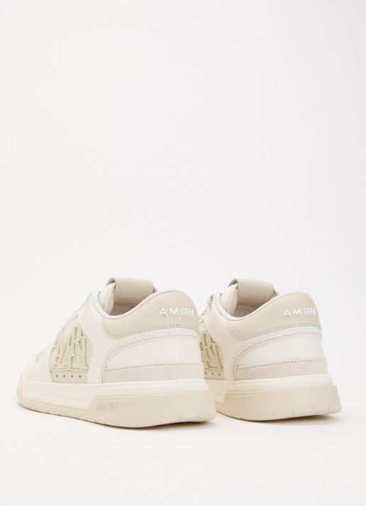 AMIRI Classic sneaker van kalfsleer met logo  - achterkant wit