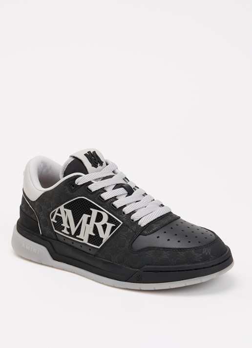 AMIRI Classic sneaker van leer - voorkant 6 zwart