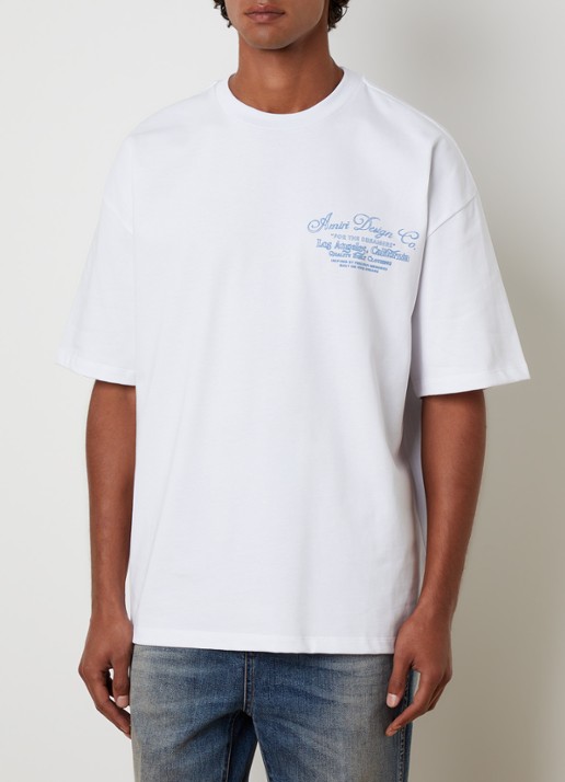 AMIRI Dreamers Chain T-shirt met logo- en backprint - achterkant 3 wit