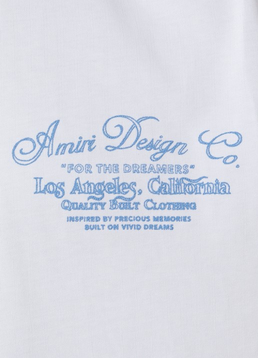 AMIRI Dreamers Chain T-shirt met logo- en backprint - detail 2 wit