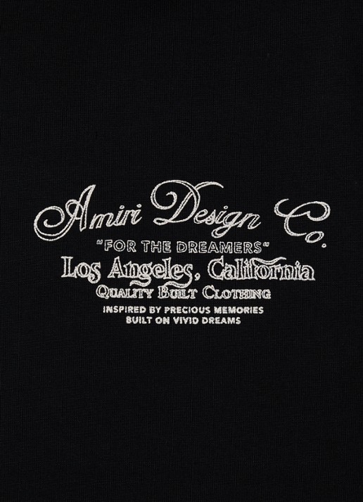 AMIRI Dreamers Chain T-shirt met logo- en backprint - detail 3 zwart