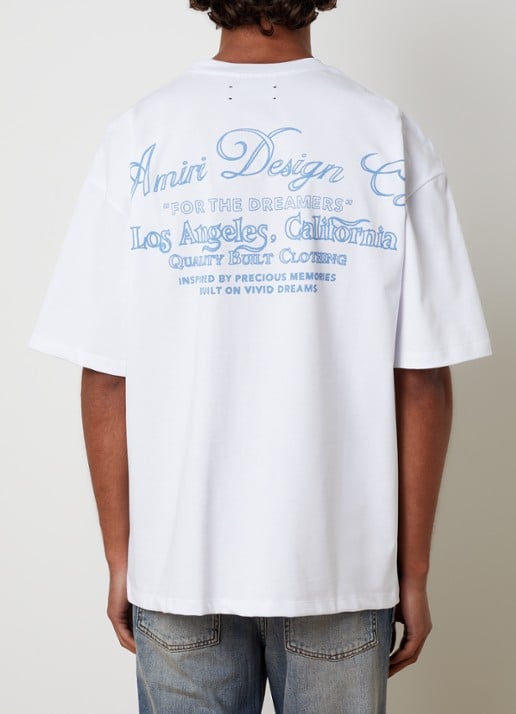 AMIRI Dreamers Chain T-shirt met logo- en backprint