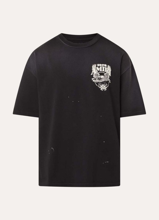 AMIRI Eagle 76 T-shirt met logo- en backprint