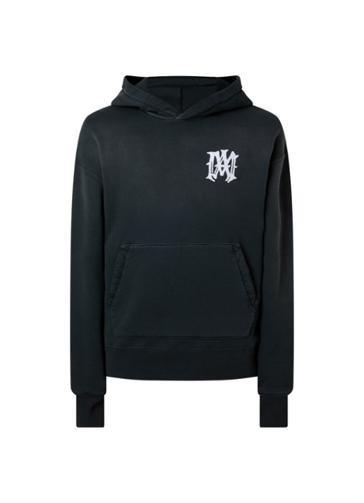 AMIRI Hollywood hoodie met logoborduring - voorkant antraciet