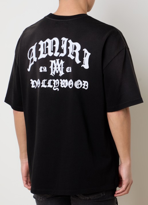 AMIRI Hollywood T-shirt met logoborduring