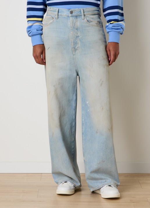 AMIRI Loose fit jeans met logo en steekzakken