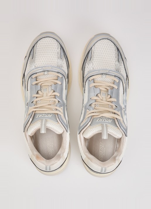 AMIRI M-Tech sneaker van mesh met details van leer - detail 3 wit