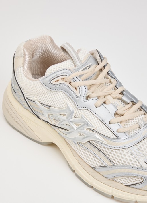 AMIRI M-Tech sneaker van mesh met details van leer - detail 5 wit