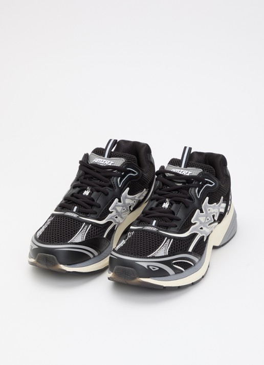 AMIRI M-Tech sneaker van mesh met leren details - detail 2 zwart