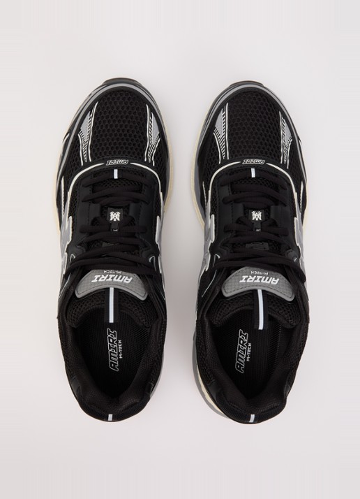 AMIRI M-Tech sneaker van mesh met leren details - detail 3 zwart