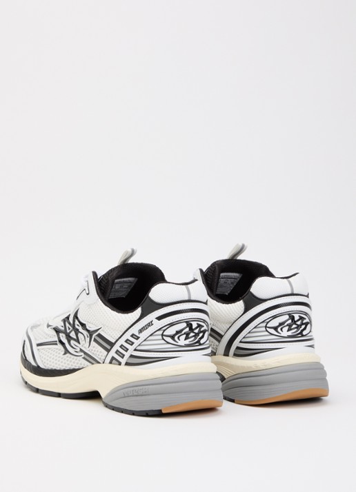 AMIRI M-Tech sneaker van mesh met leren details - achterkant wit