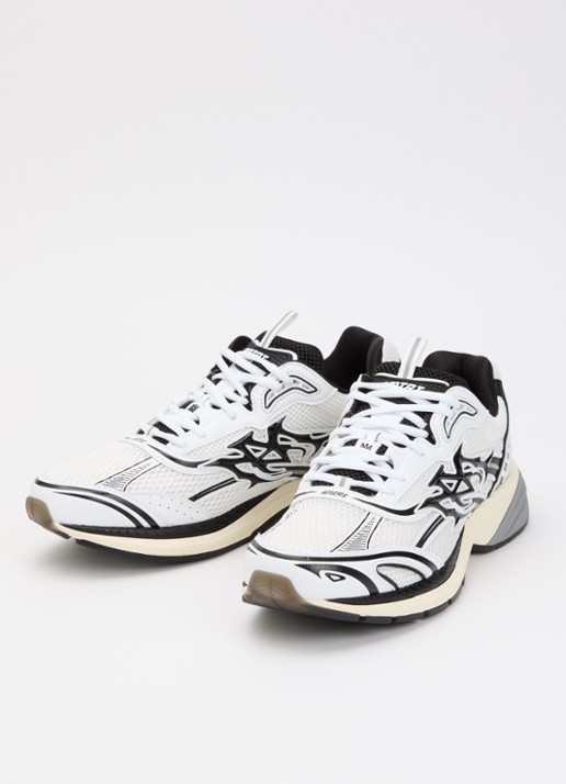 AMIRI M-Tech sneaker van mesh met leren details - detail 2 wit