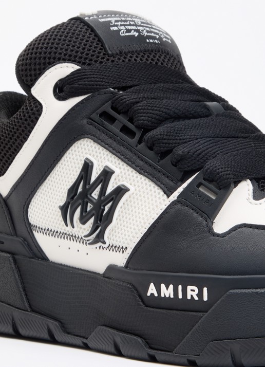 AMIRI MA-1 sneaker van leer met logo - detail 6 zwart
