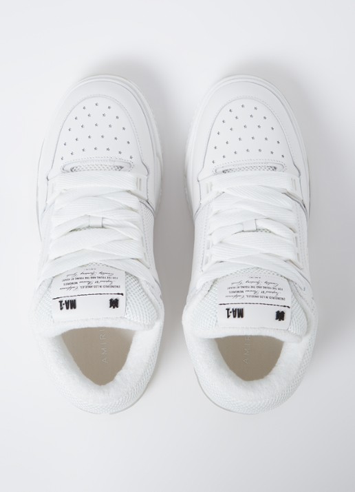 AMIRI MA-1 sneaker van leer met mesh details  - detail 5 wit