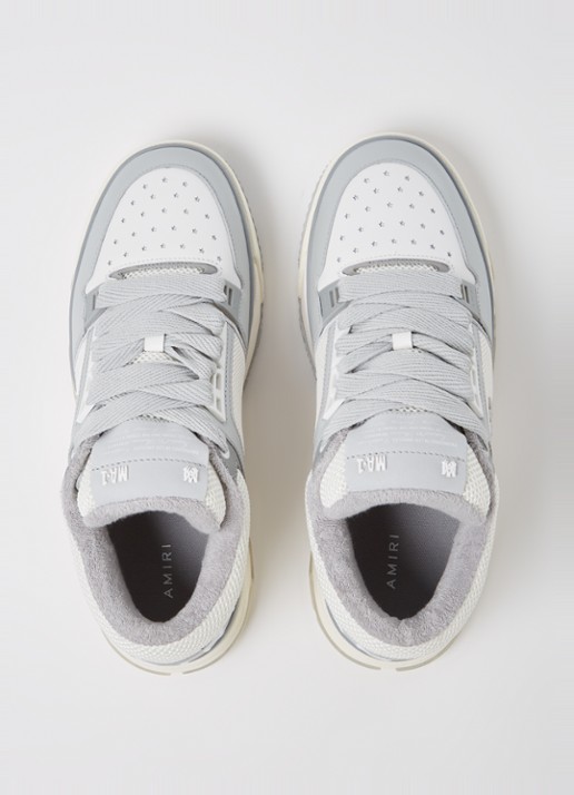 AMIRI MA-1 sneaker van leer met mesh details - detail 5 grijs