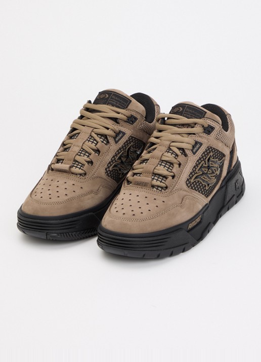 AMIRI MA-94 sneaker van leer - detail 2 lichtbruin