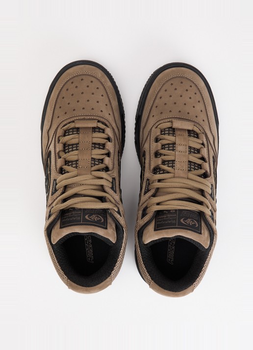AMIRI MA-94 sneaker van leer - detail 3 lichtbruin