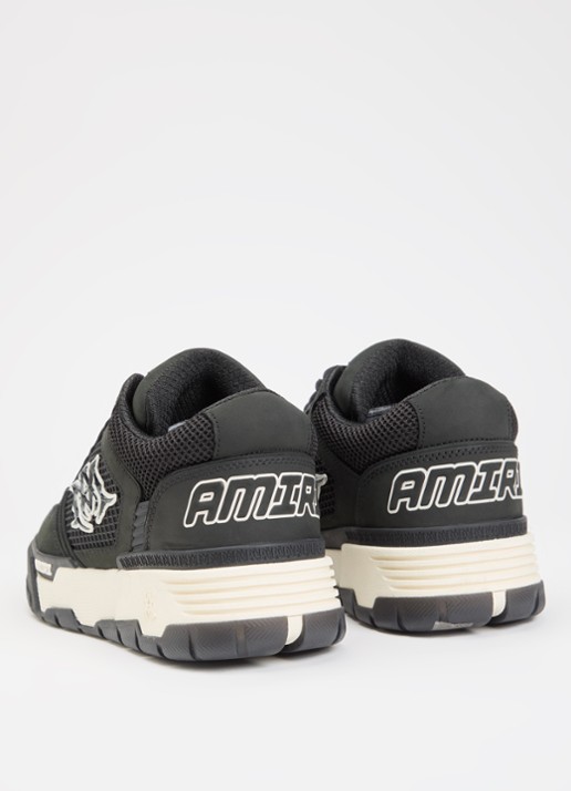 AMIRI MA-94 sneaker van nubuck met logo - achterkant 6 zwart