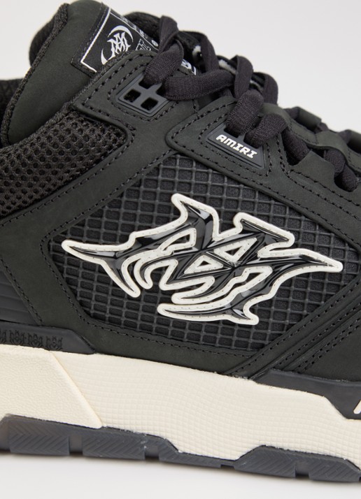 AMIRI MA-94 sneaker van nubuck met logo - detail 4 zwart