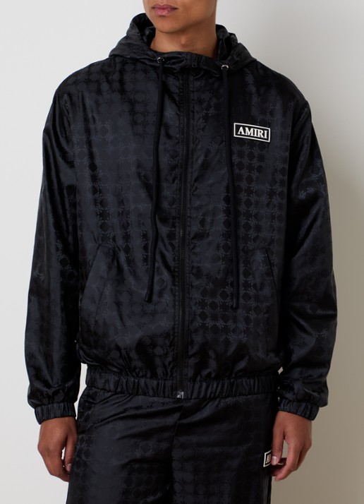 AMIRI Ma Quad jack met logoborduring en steekzakken - detail 4 zwart