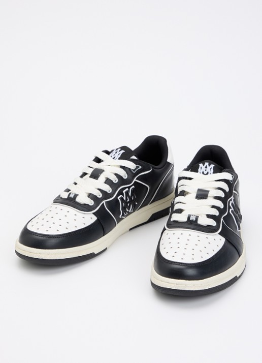 AMIRI Newport sneaker van leer met logo - detail 3 zwart