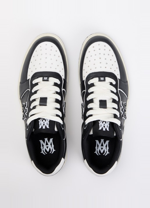 AMIRI Newport sneaker van leer met logo - detail 4 zwart