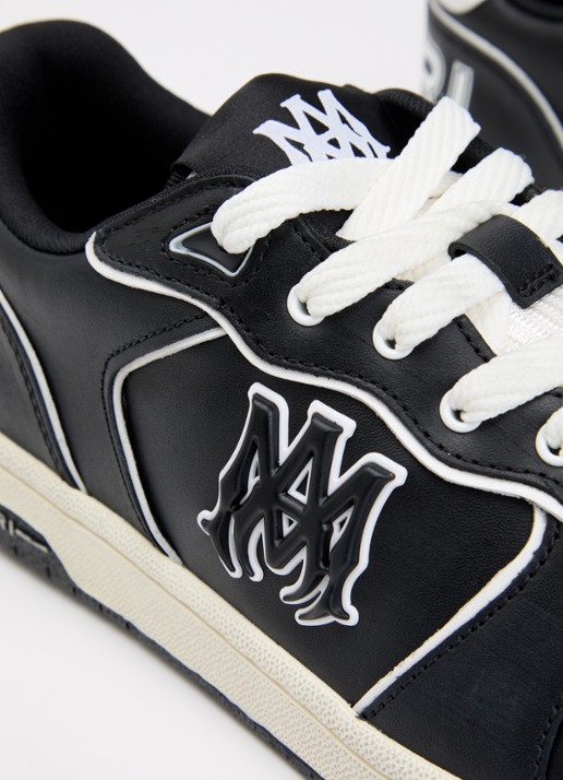 AMIRI Newport sneaker van leer met logo - detail 6 zwart