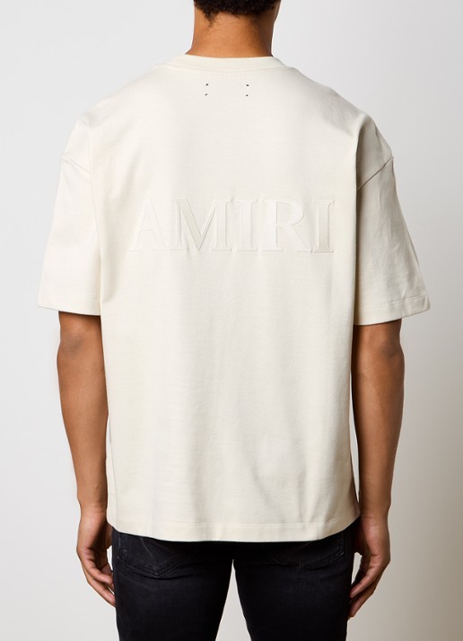 AMIRI Oversized T-shirt met logo- en backprint